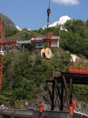 Installation &eacute;lectrique sur chantier
